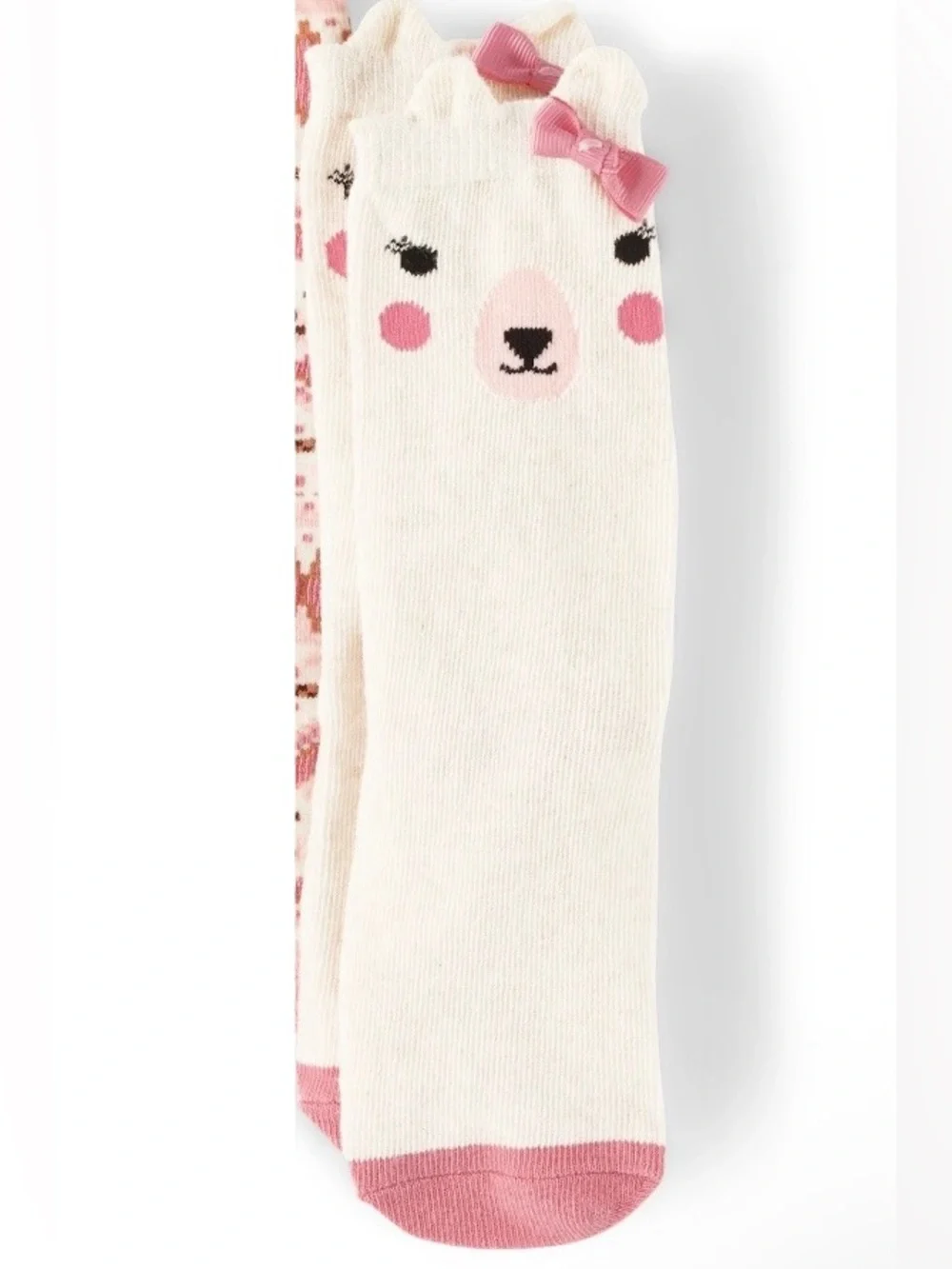 Gymboree Girls ‘Bear Hugs’ Cream and Pink Polar Bear 3-piece Sweater Set Size 5T
